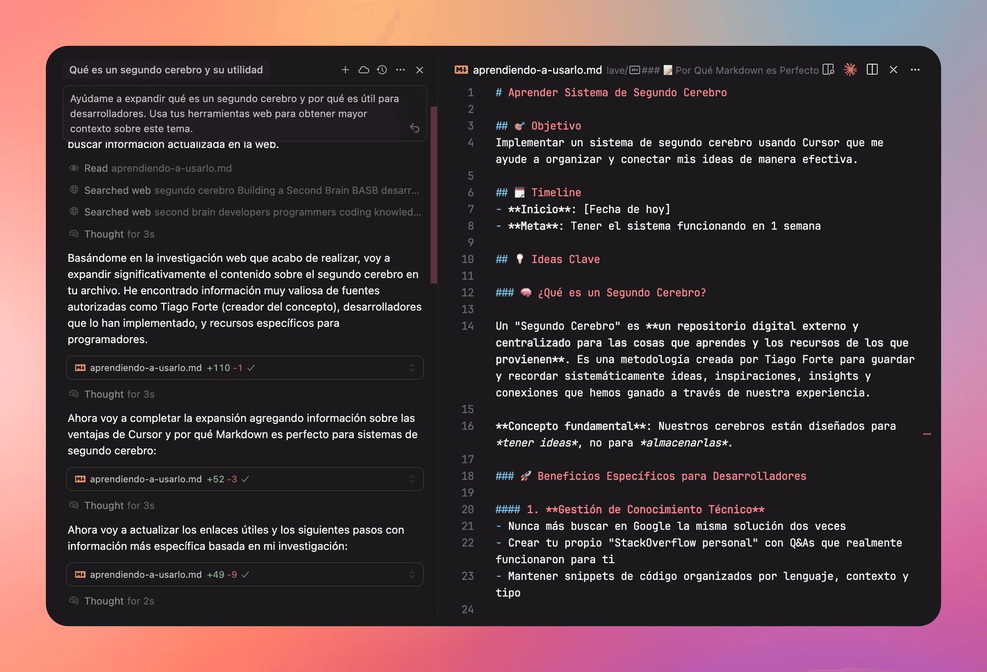 Agent Mode investigando
